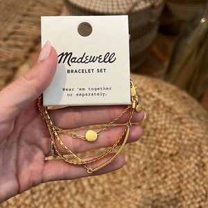 Madewell Gold Bracelet Set